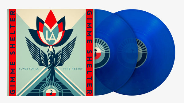 Gimme Shelter: Songs for LA Fire Relief 2-LP LIMITED EDITION SIGNED by Shepard Fairey