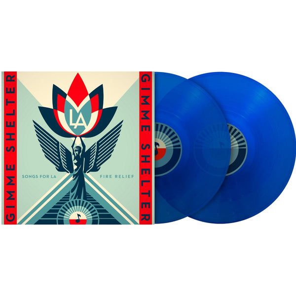 Gimme Shelter: Songs for LA Fire Relief 2-LP featuring Shepard Fairey design